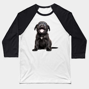 Funny Cute singing Puppy Baseball T-Shirt